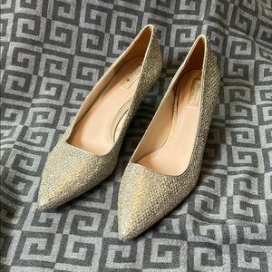 Cole Haan Sparkly Kitten Heels - worn once